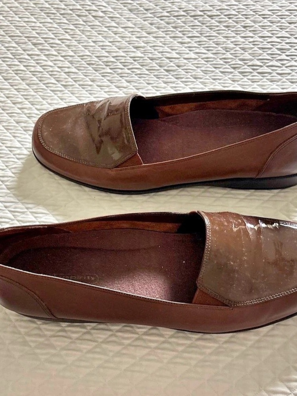 EasySpirit Leather Loafers Brown US 9M